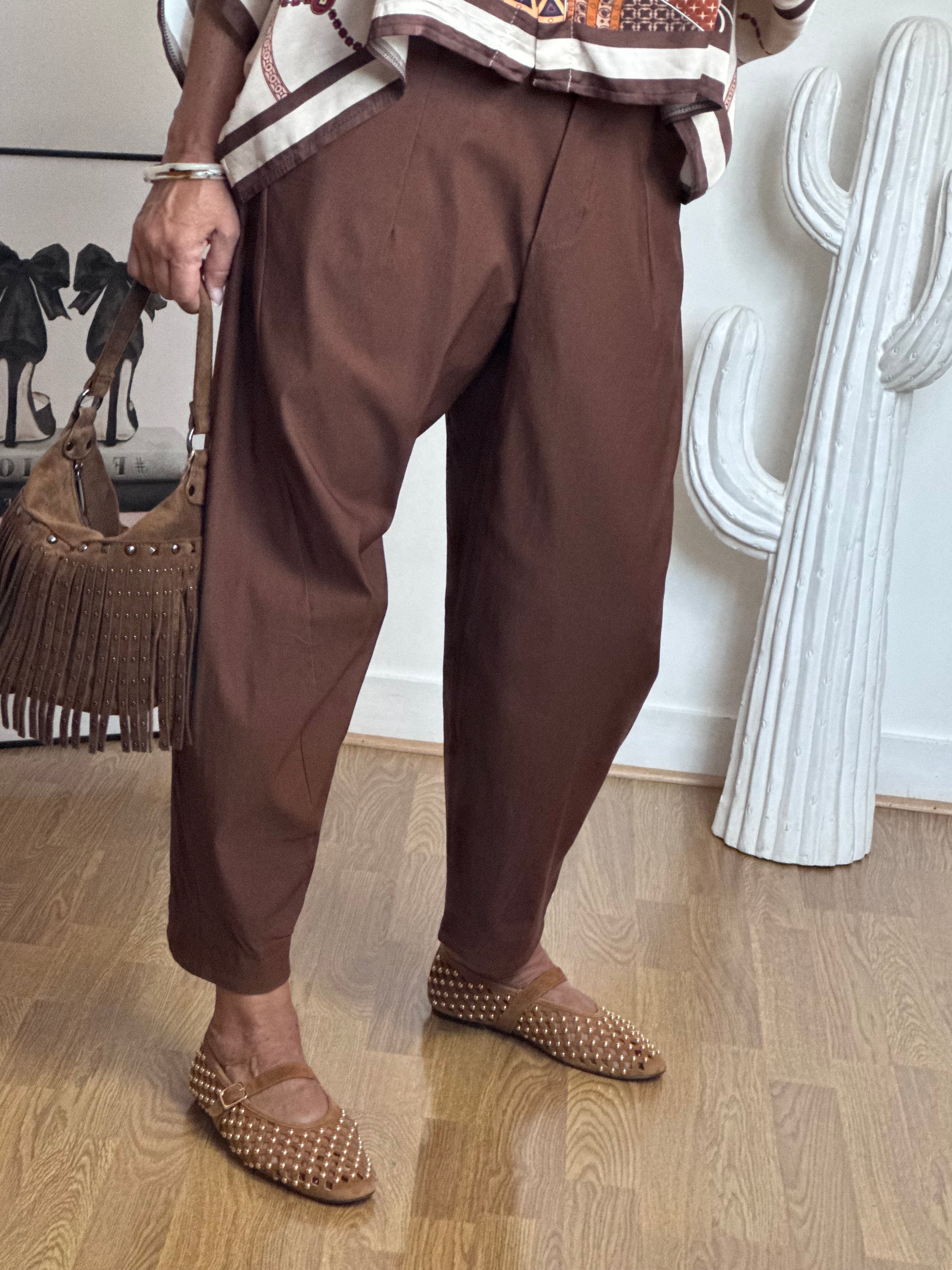 Pantalon Alexis camel