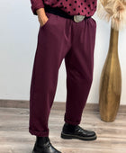 Pantalon Sacha lie de vin 42/50