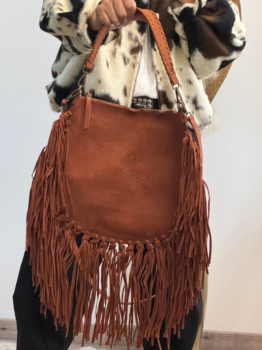 Sac bohème camel