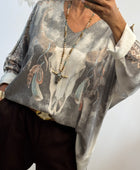 Pull bohème buffle TU 46/52