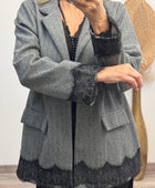 Veste blazer gris chic TU 42/48