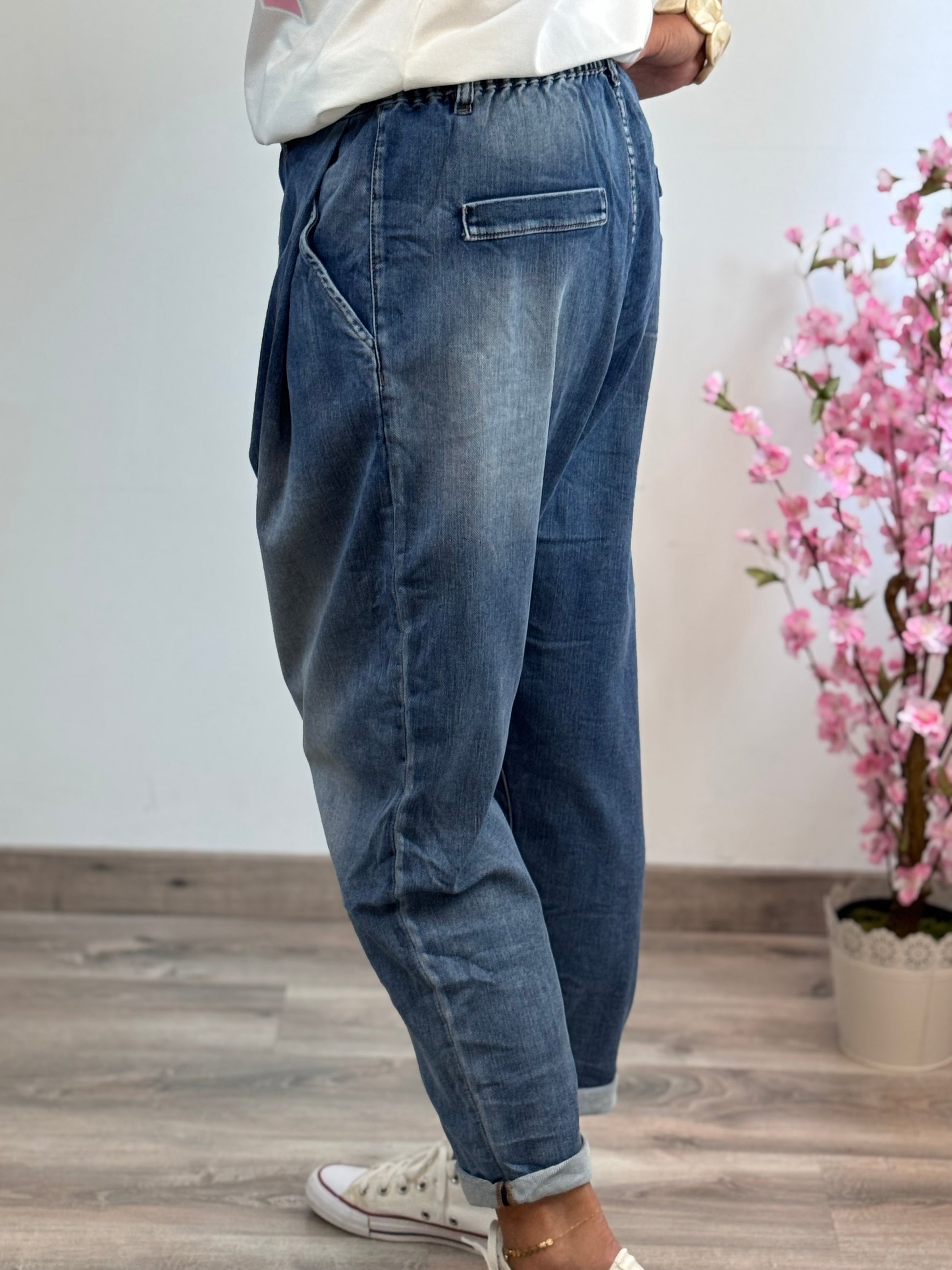 Jeans saroual Dimi bleu 🚨taille grand