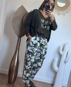 Pantalon camouflage jolie forme 42/50
