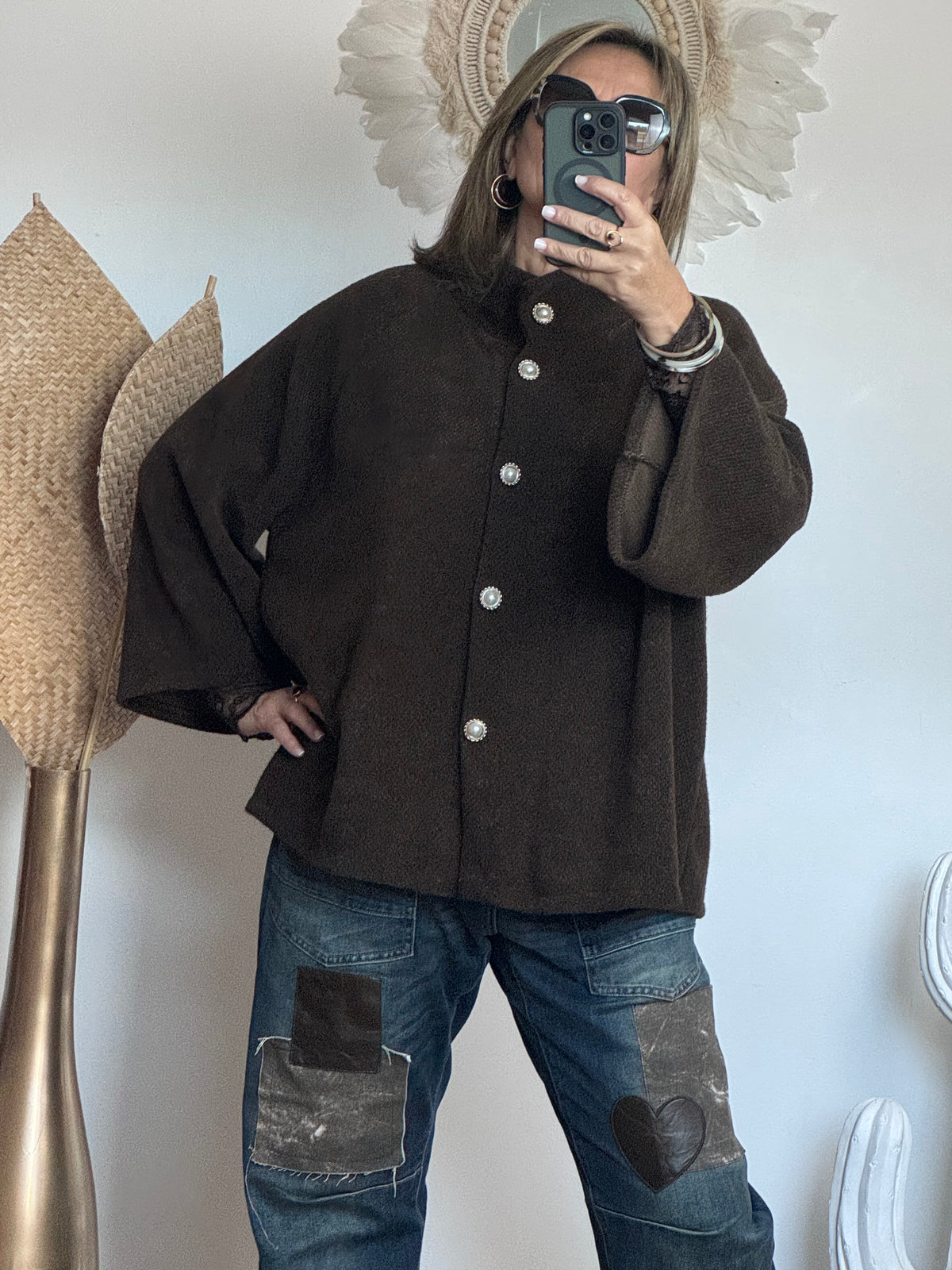 Veste Agathe marron