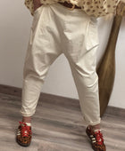 Pantalon baggy crème TU 38/46
