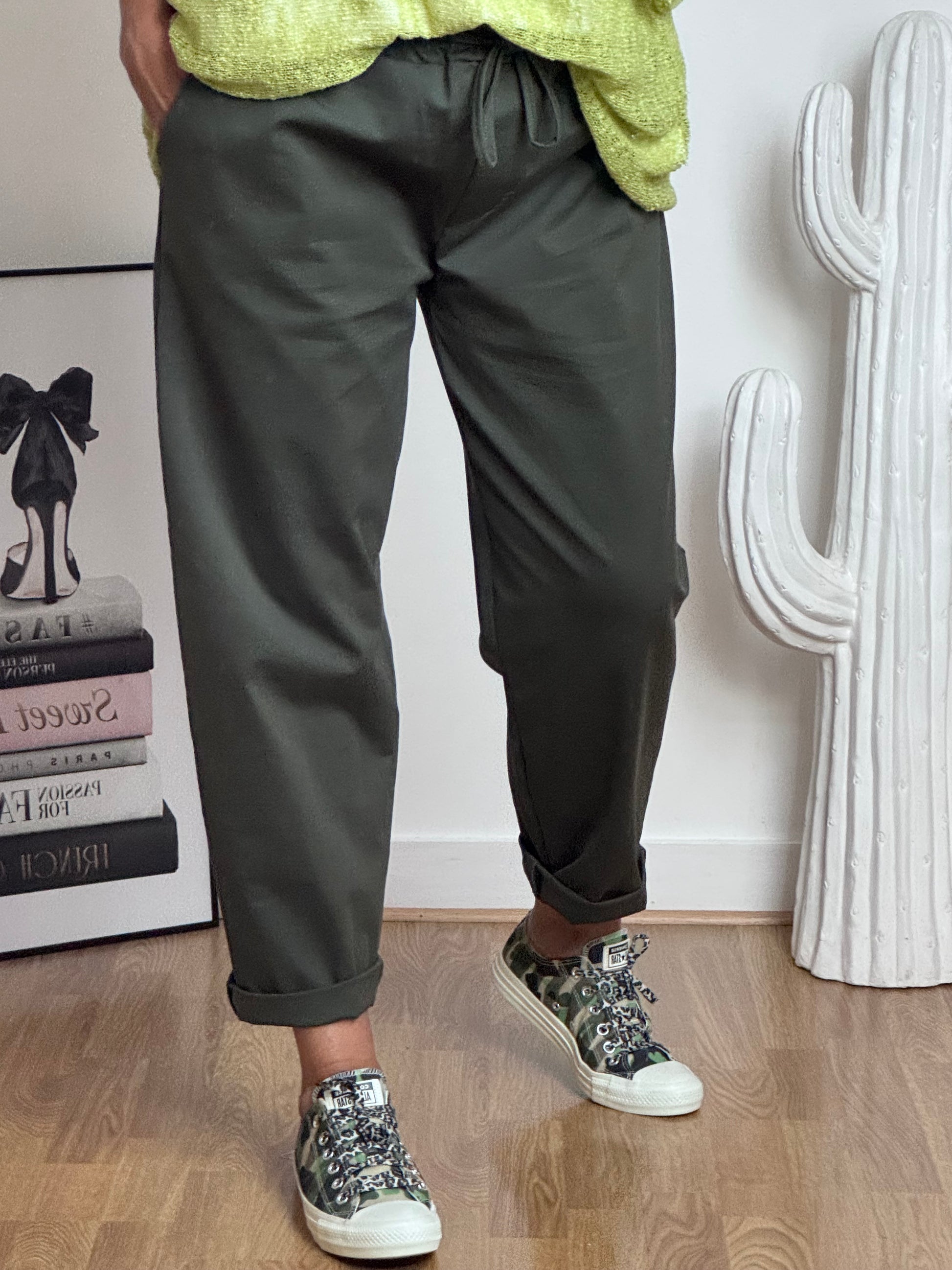 Pantalon Charly kaki TU 42/50