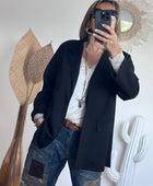 Veste blazer casuel noir TU 40/48