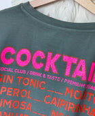 Teeshirt cocktail kaki