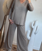 Ensemble cocooning taupe