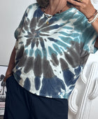 Sweat tie and dye marine / bleu