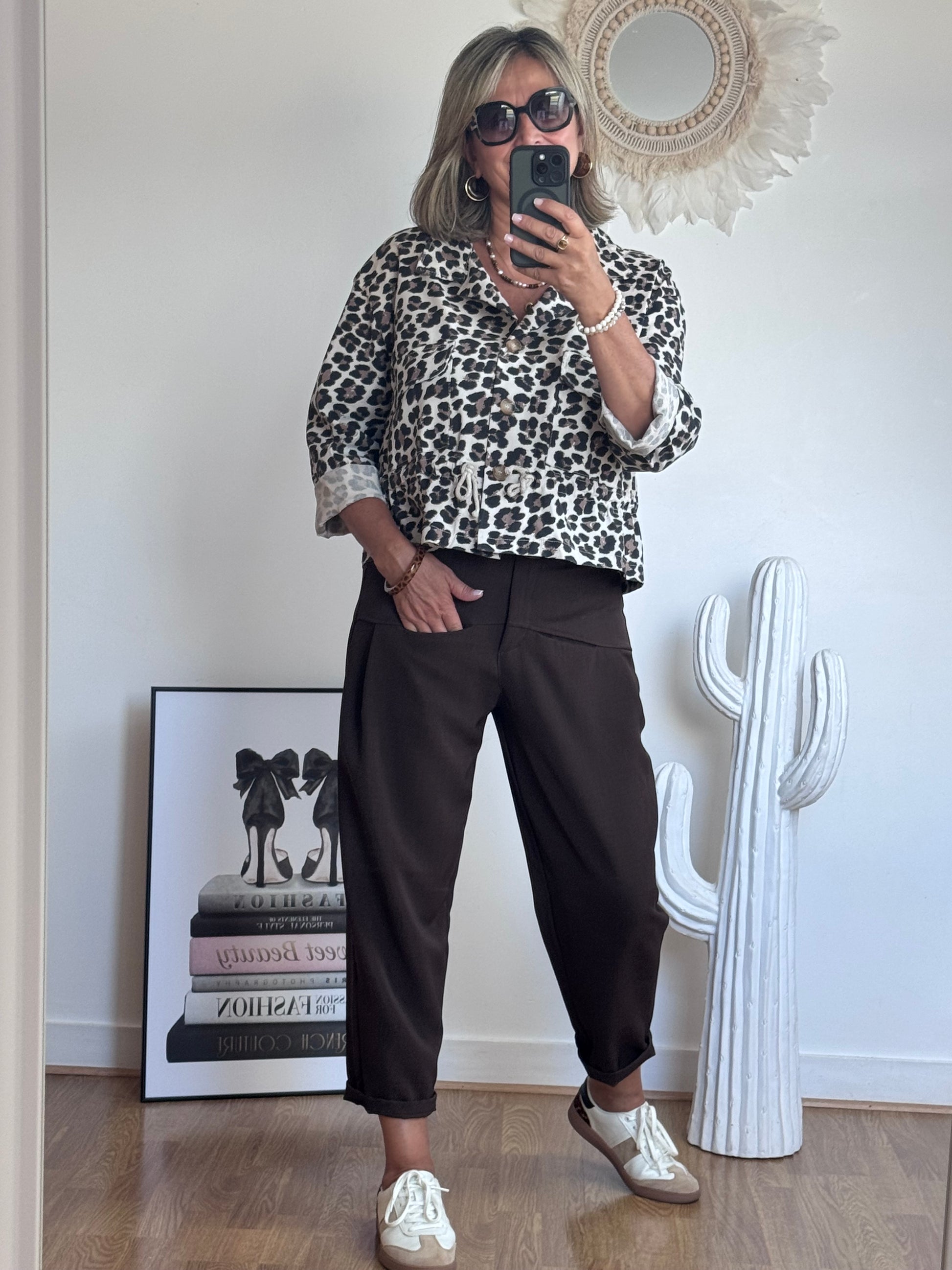 Pantalon Gabriel marron TU 36/42