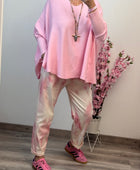 Pull oversize copine rose TU 40/54