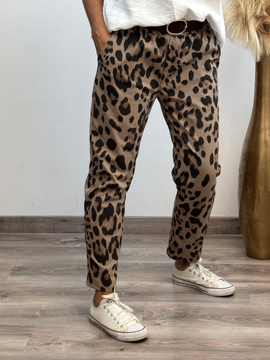 Pantalon Léo taupe