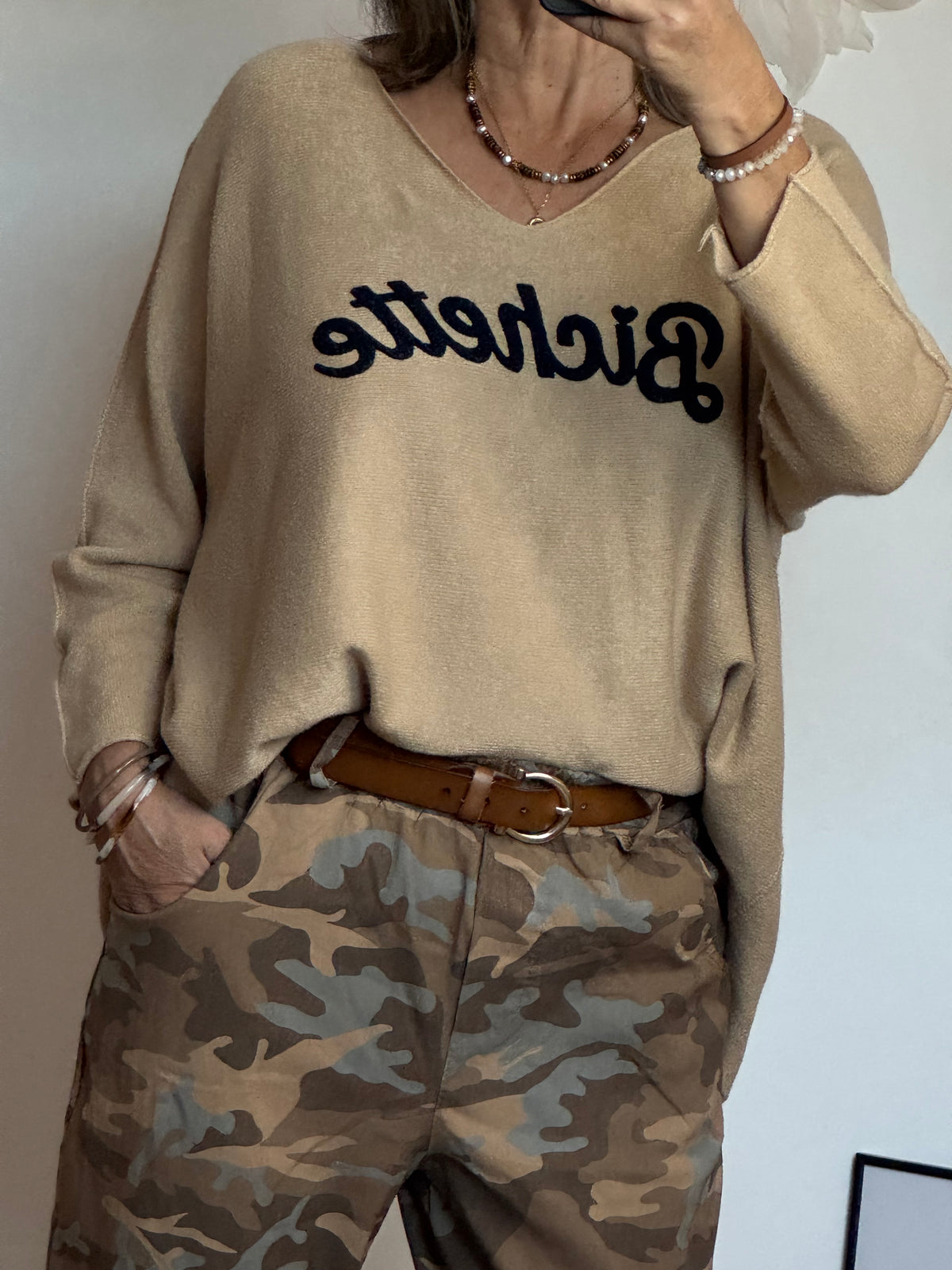 Pull bichette camel