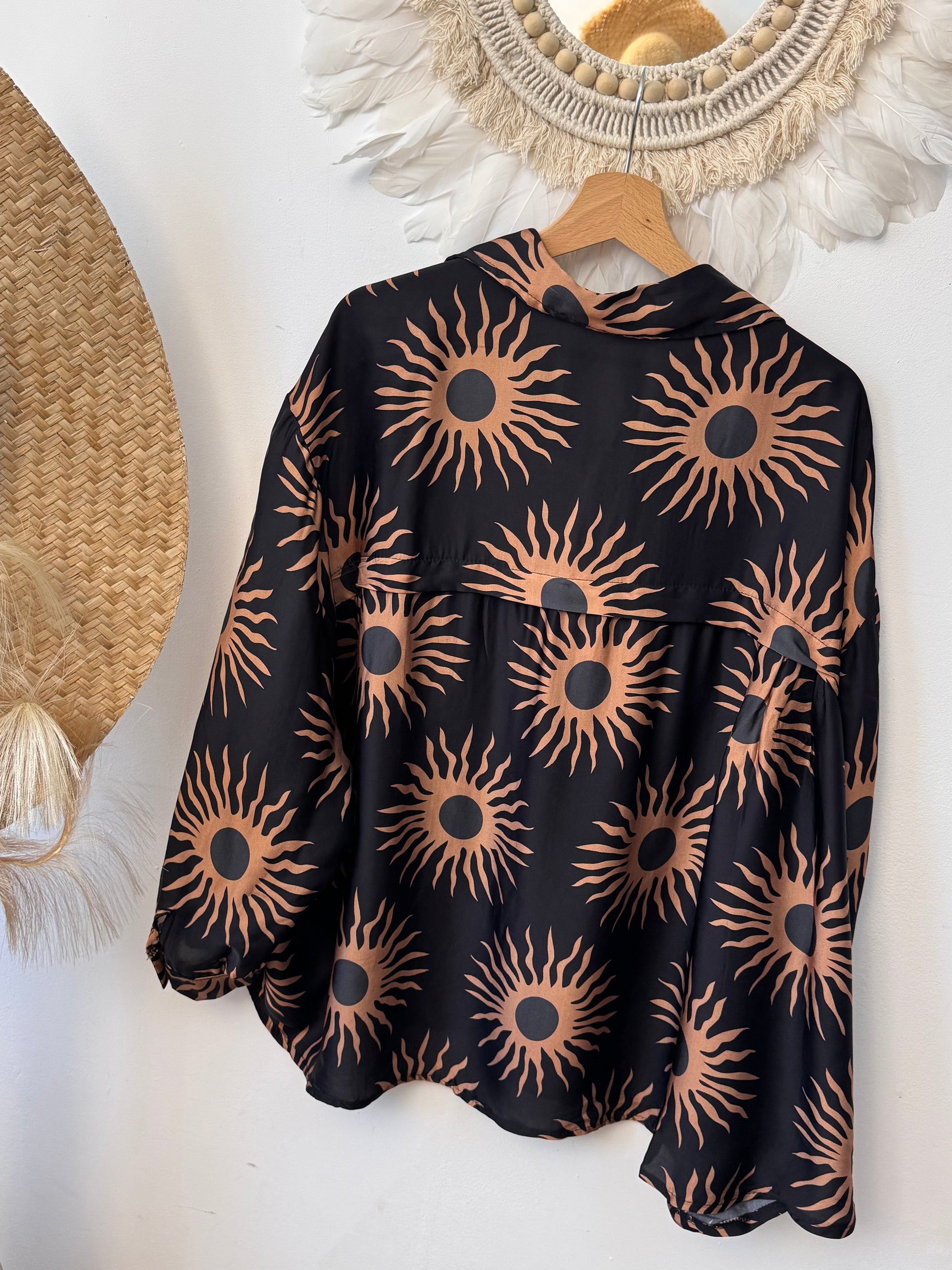 Chemisier soleil noir