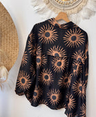 Chemisier soleil noir