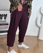 Pantalon Gabriel lie de vin TU 36/42