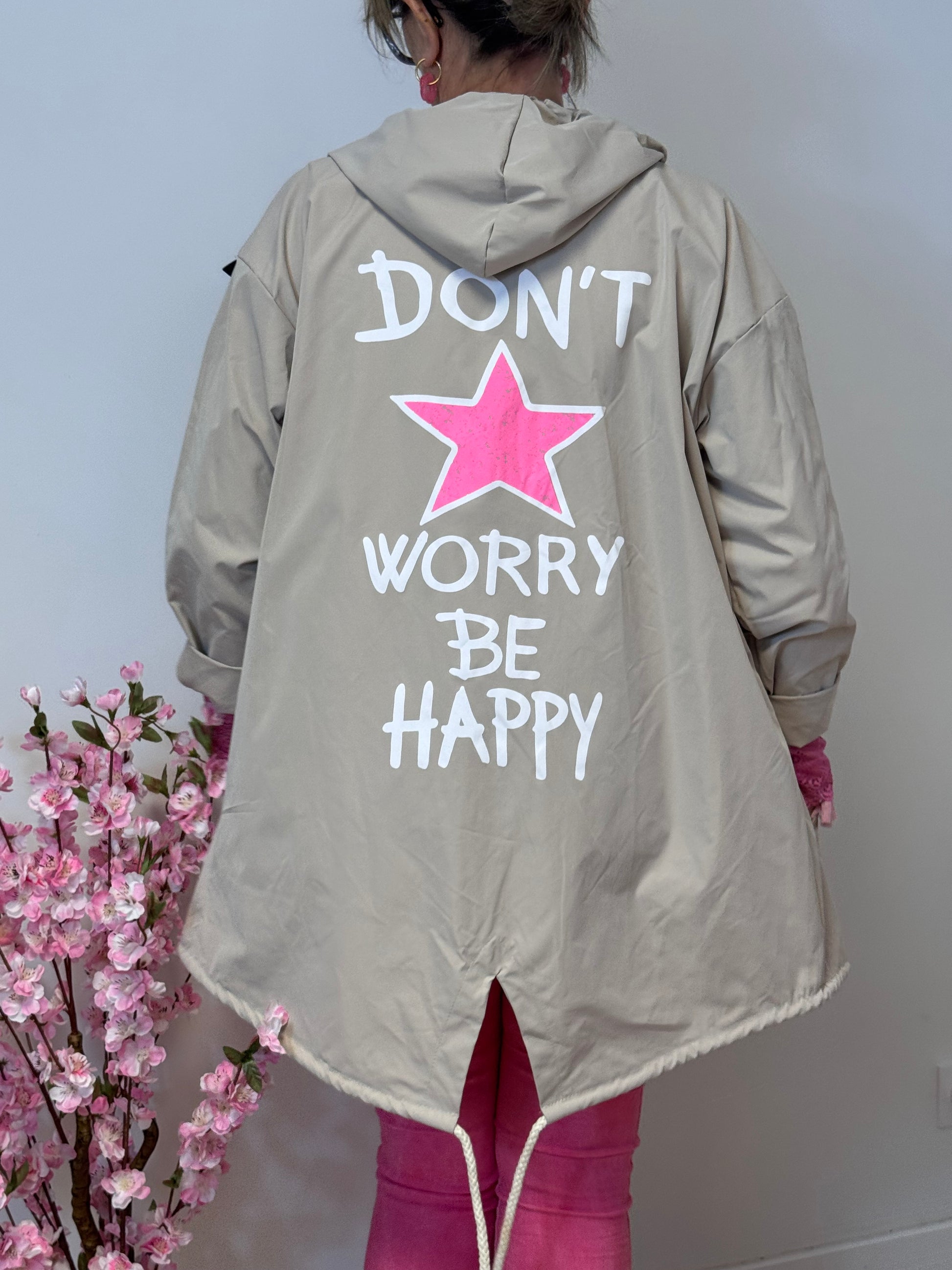 Veste coupe vent Be Happy beige