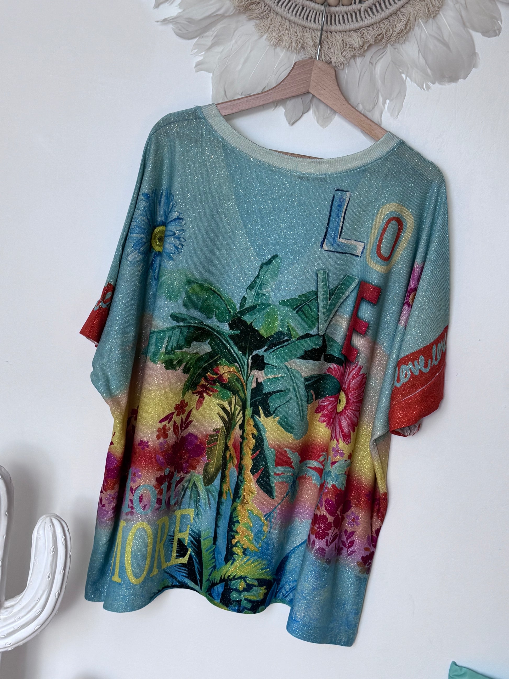 Haut oversize love