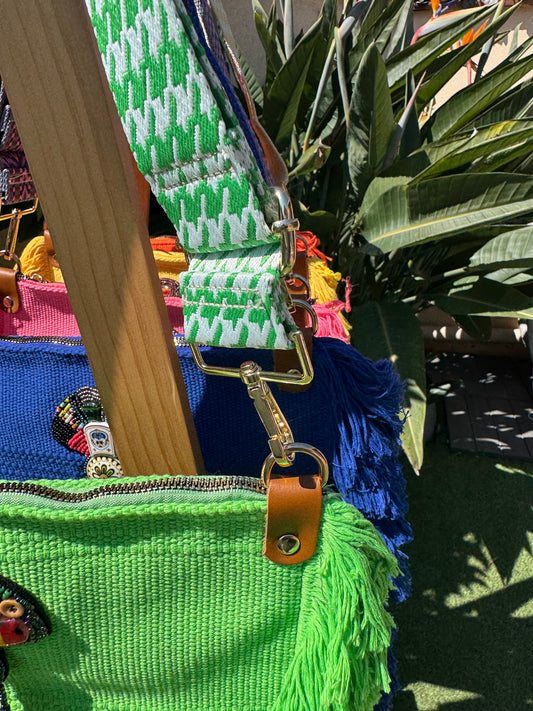 Sac bohème vert