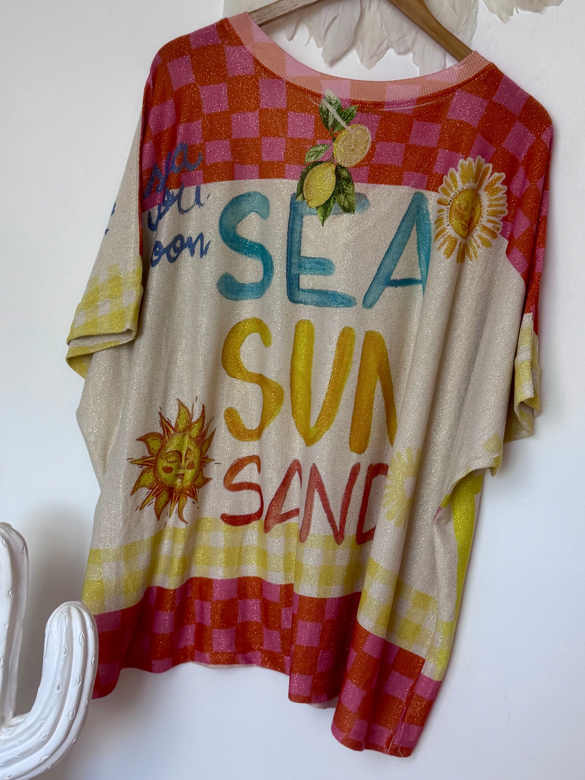 Haut oversize Sea Sun