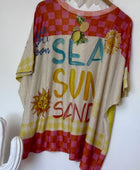 Haut oversize Sea Sun