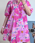 Robe Flora rose
