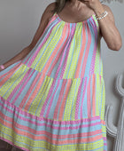 Robe d’été fond bleu