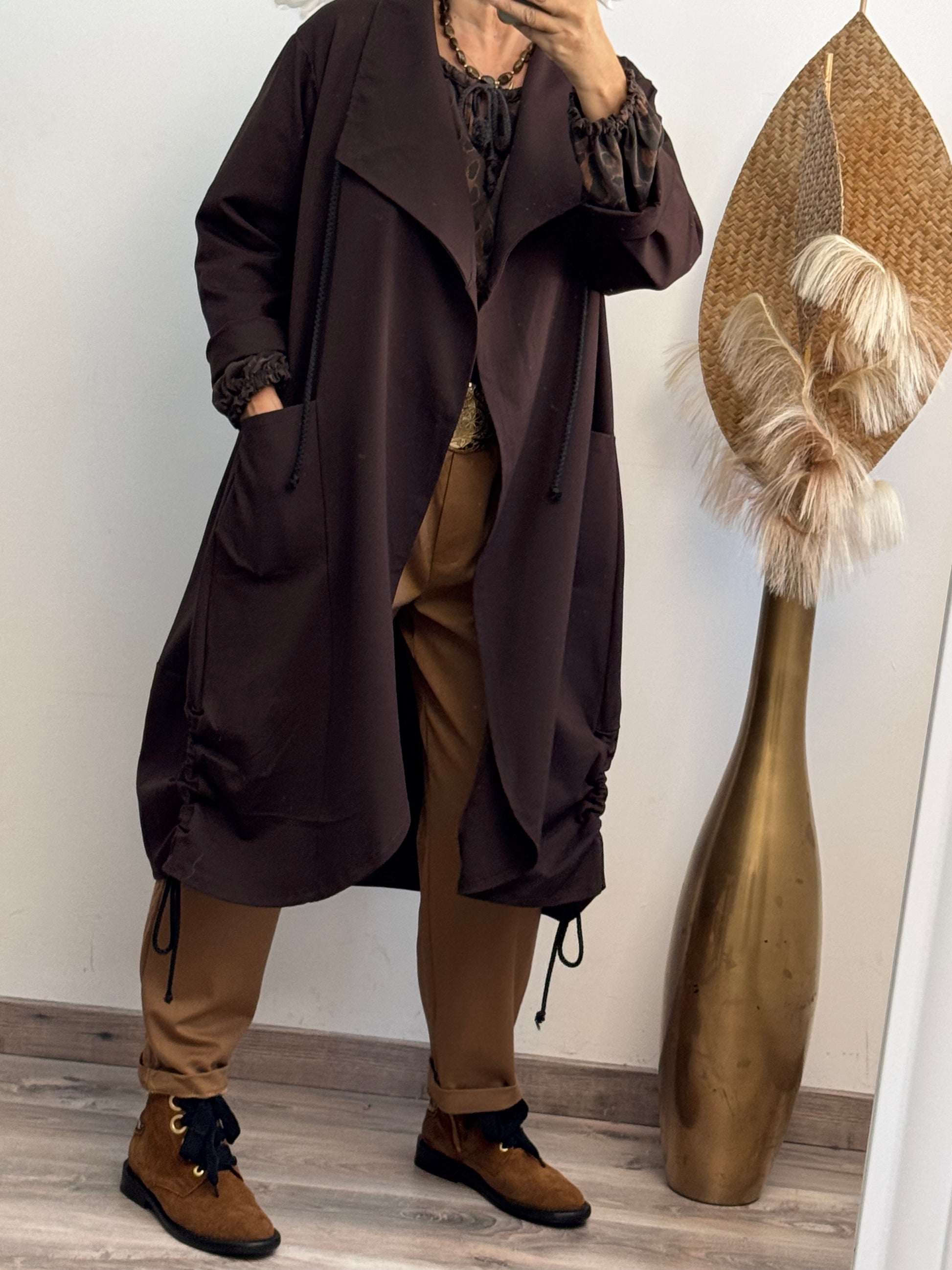 Manteau Authur marron