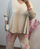 Pull oversize copine beige TU 40/54