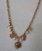 Collier Multi-Breloques Soleil Éclatant Bohème & Lumineux