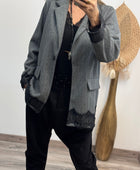 Veste blazer gris chic TU 42/48