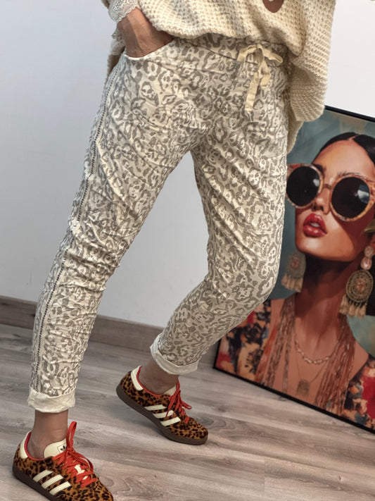 Pantalon Léo Beige TU 40/48