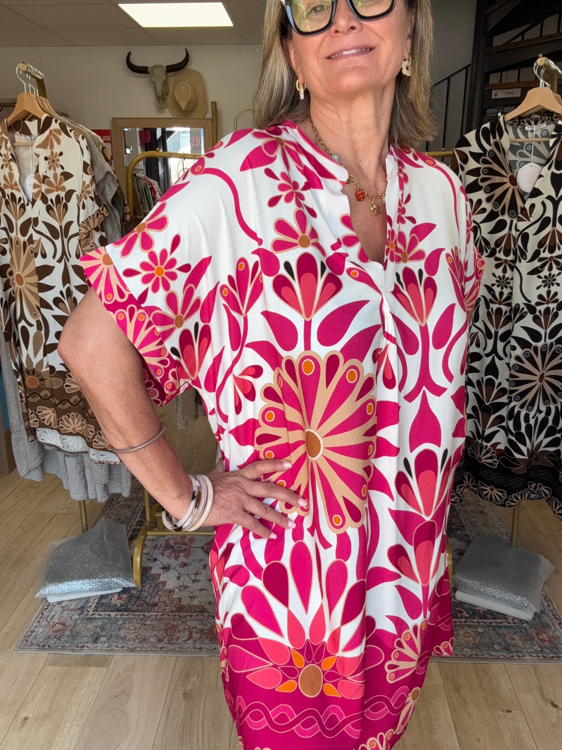 Robe Emma fuchsia