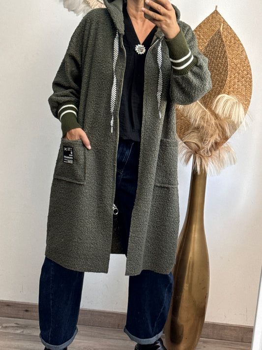 Manteau Octave kaki