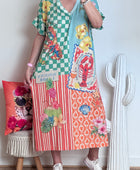 Robe lurex multicolore