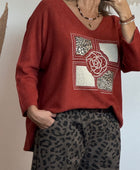 Pull Rosalia terracotta
