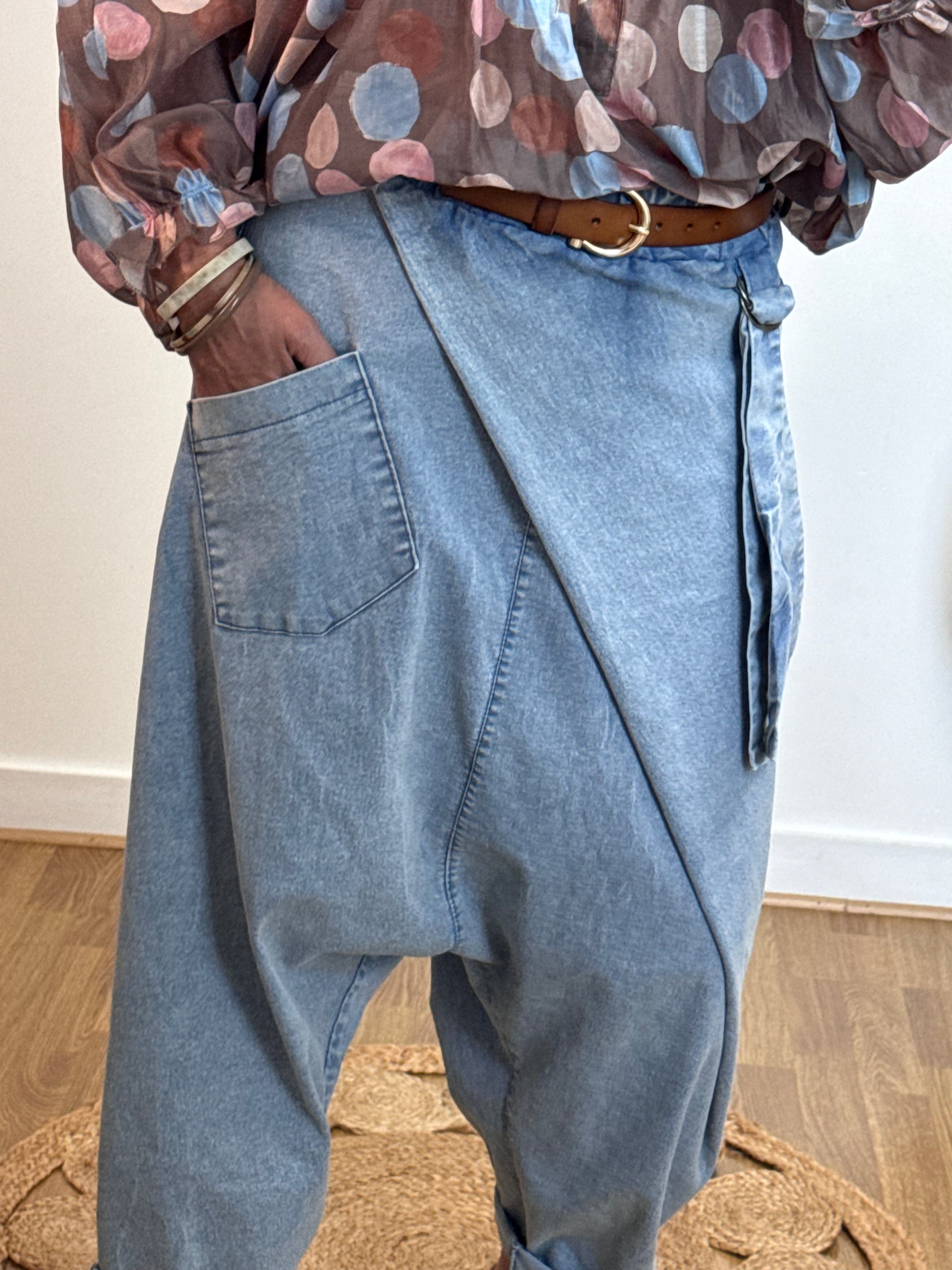 Jean sarouel bleu TU 40/46