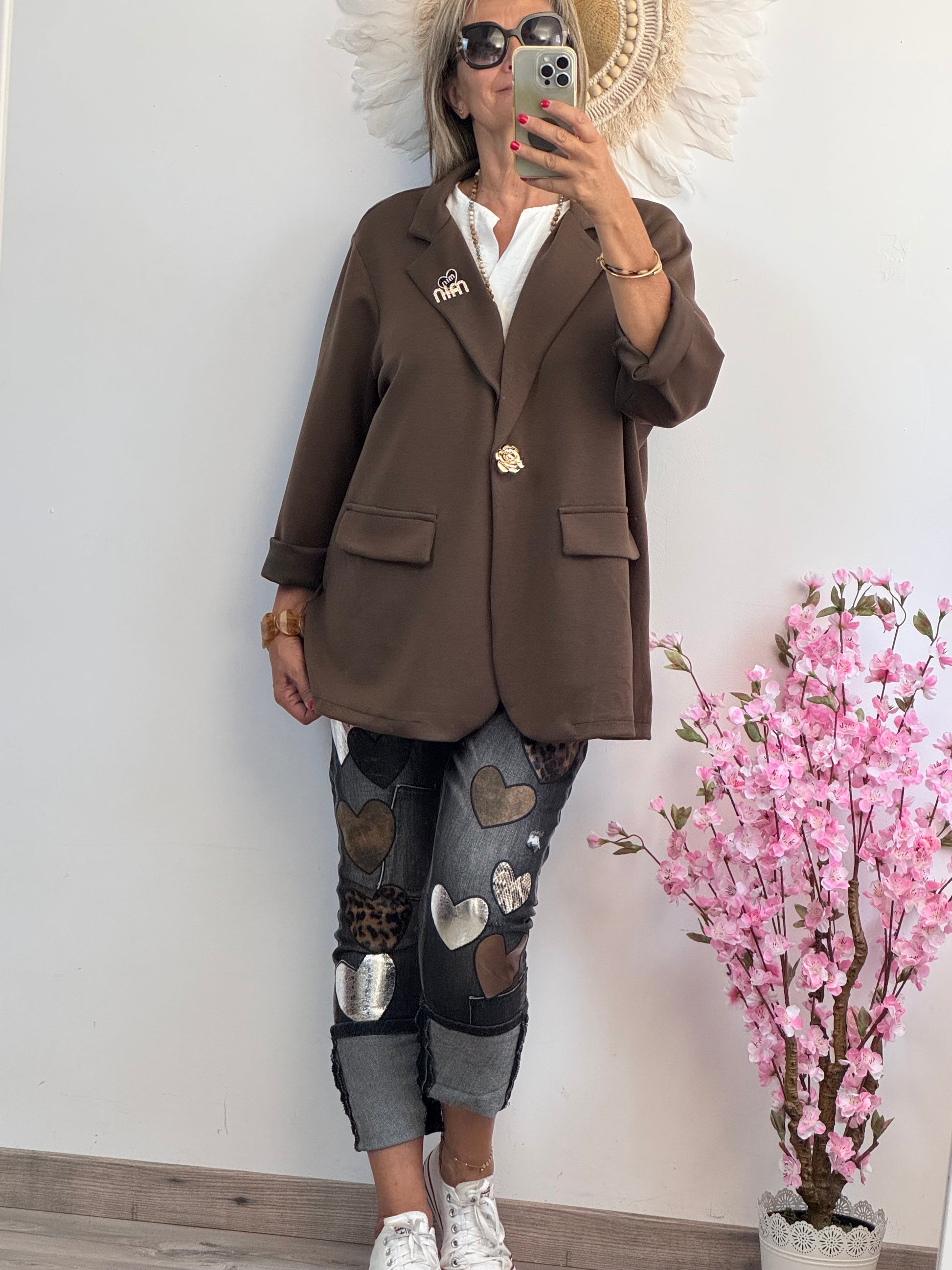 Blazer marron Augustin TU 44/48