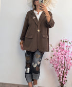 Blazer marron Augustin TU 44/48