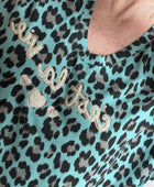 Robe teeshirt Léo vert