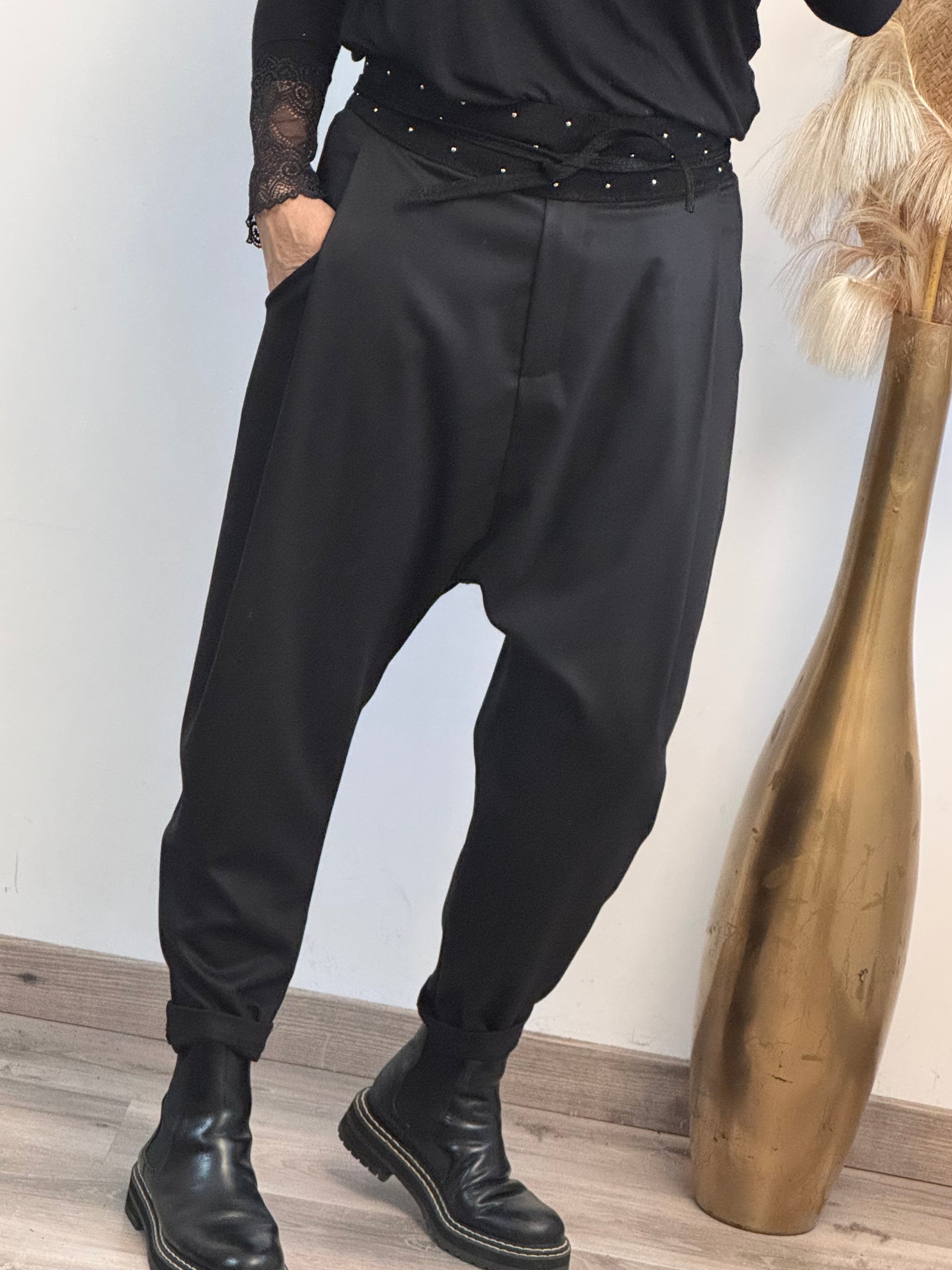 Ceinture cuir daim noir ou marron