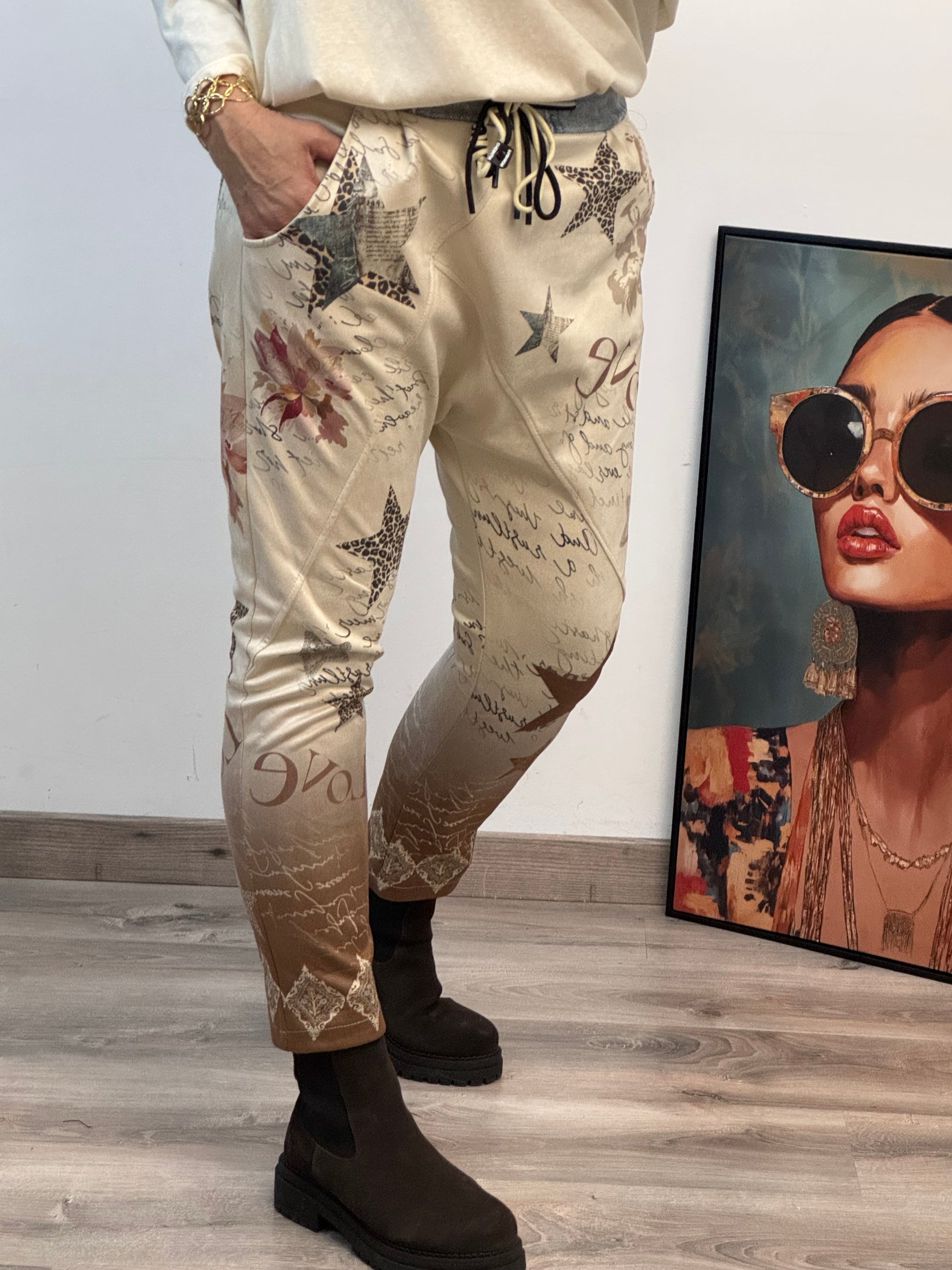 Pantalon étoile love TU 36/42