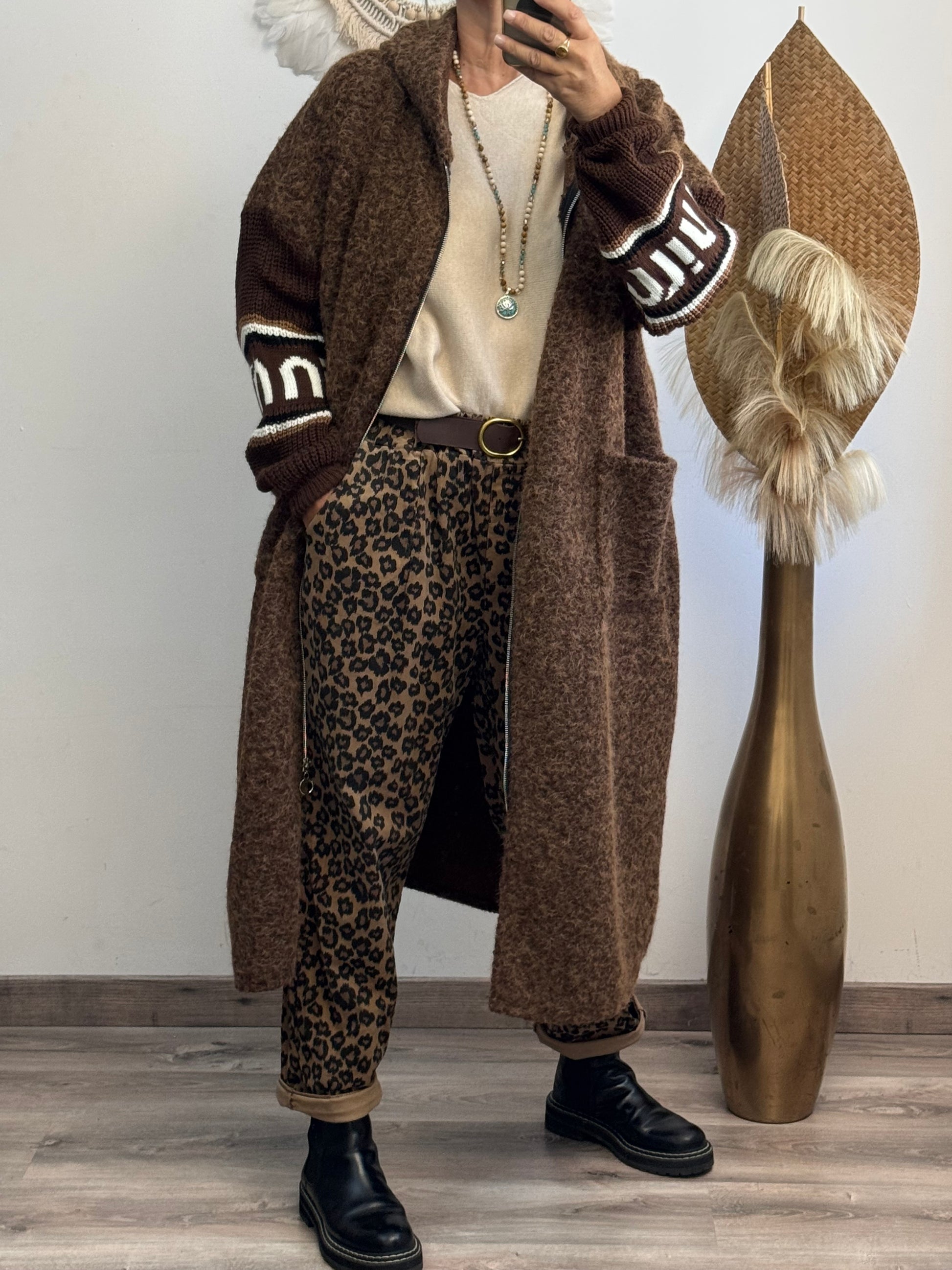 Manteau Esteban marron