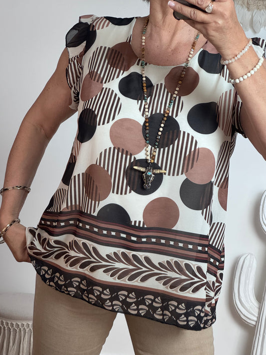 Top Ninon noir
