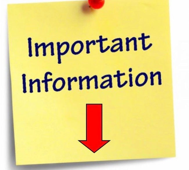 🎉DÉSTOCKAGE 🎉 INFOS IMPORTANTES