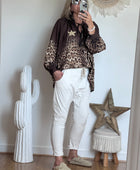 Pantalon saroual beige OK!