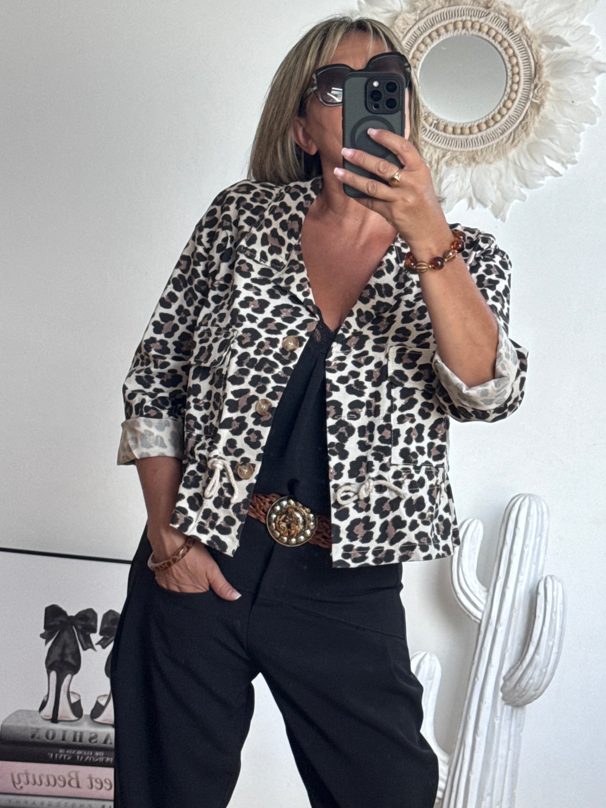 Veste Léo beige