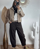 Veste courte beige