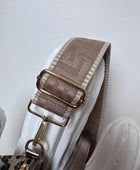 Sac banane cuir véritable Léo et irisé bronze + 2 sangles
